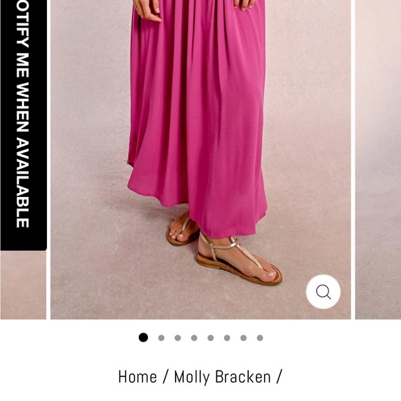 Chic Fuchsia Maxi Skirt - Picture 2 of 6